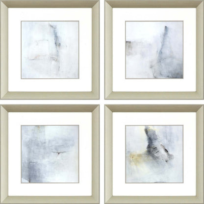 Set Of Four A Glimpse Silver Framed Print Wall Art HomeRoots