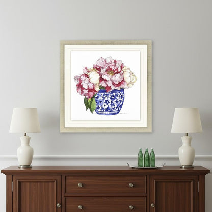 Pretty Petals I Gold Framed Print Wall Art HomeRoots