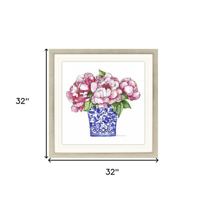 Pretty Petals II Gold Framed Print Wall Art HomeRoots