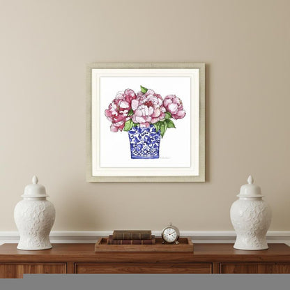 Pretty Petals II Gold Framed Print Wall Art HomeRoots
