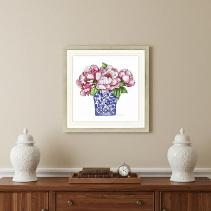 Pretty Petals II Gold Framed Print Wall Art HomeRoots