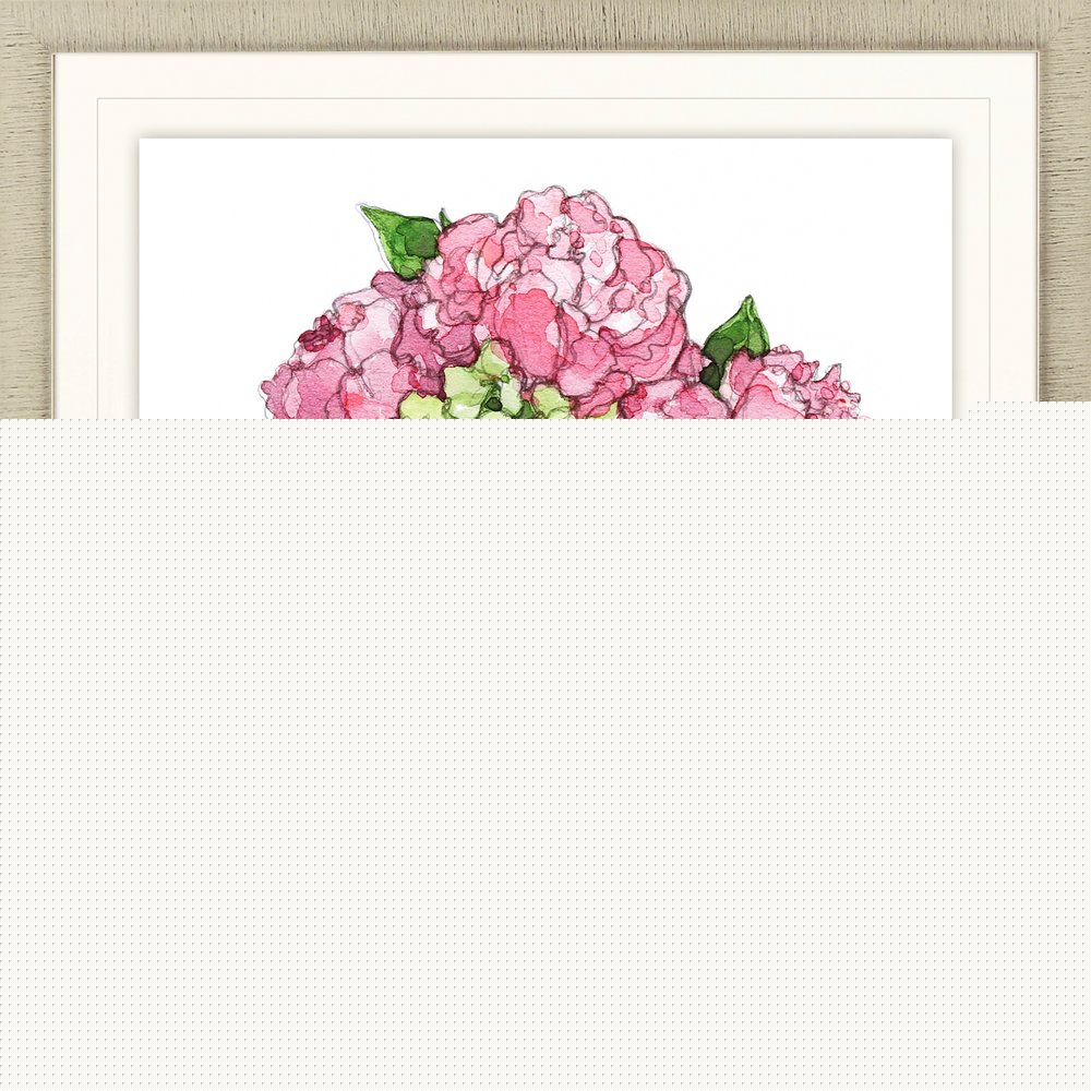 Pretty Petals III Gold Framed Print Wall Art HomeRoots