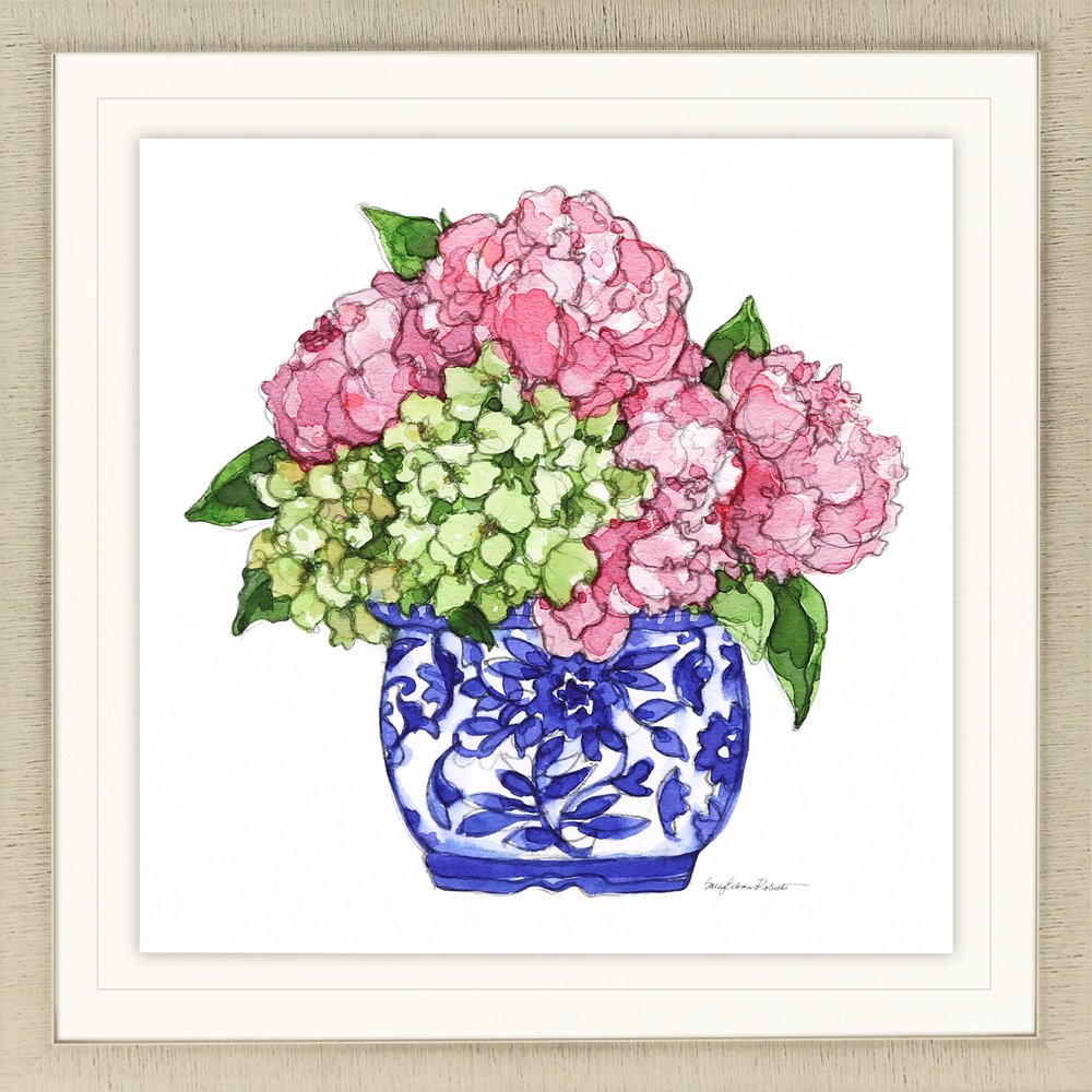 Pretty Petals III Gold Framed Print Wall Art HomeRoots