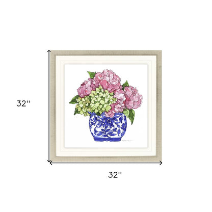 Pretty Petals III Gold Framed Print Wall Art HomeRoots