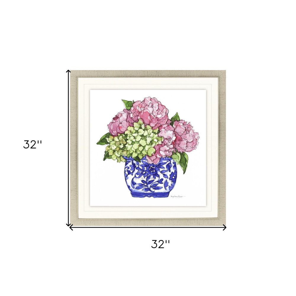 Pretty Petals III Gold Framed Print Wall Art HomeRoots