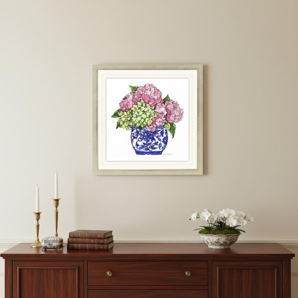 Pretty Petals III Gold Framed Print Wall Art HomeRoots