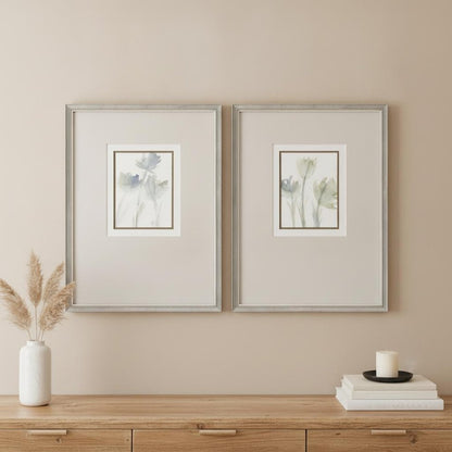 Set Of Two Piece of Home Silver Framed Print Wall Art HomeRoots