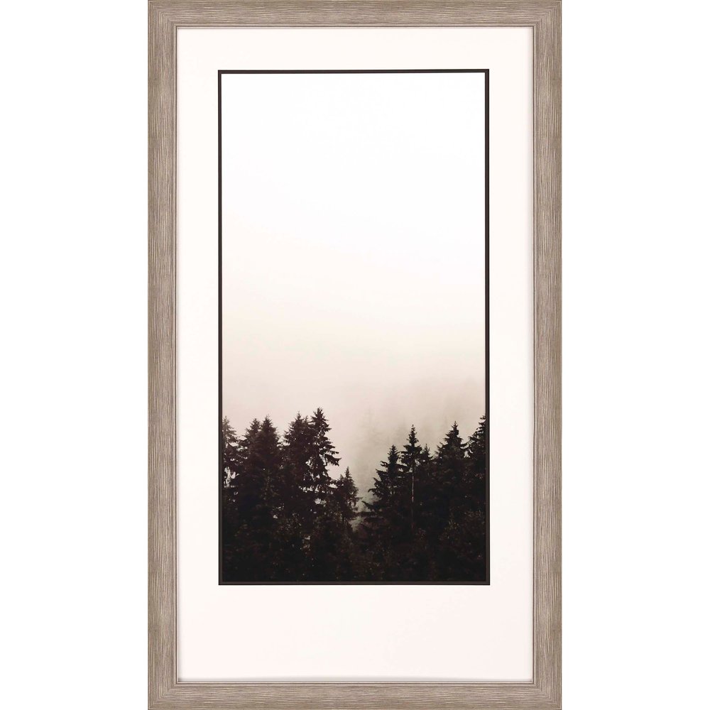 Misty Peak Silver Framed Print Wall Art HomeRoots