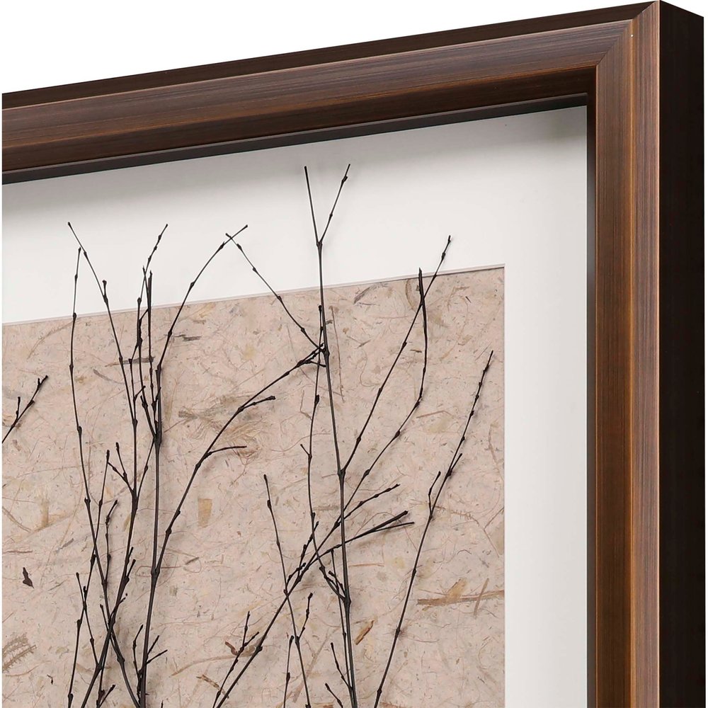 Whispering Forest Gold Framed Print Wall Art — view 4