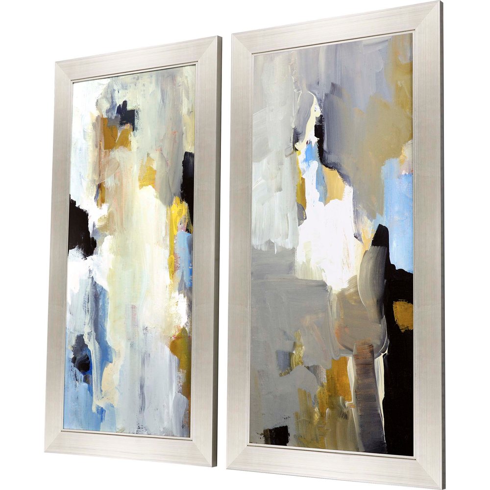 Set Of Two Wonder Silver Framed Print Wall Art — view 2