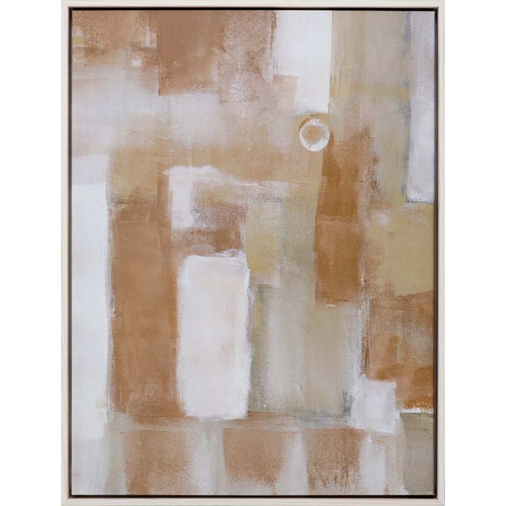 Established Grounds I White Floater Frame Print Wall Art
