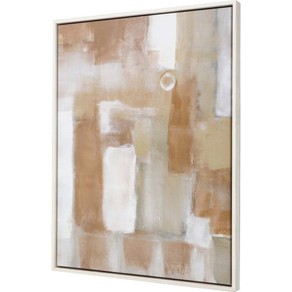 Established Grounds I White Floater Frame Print Wall Art