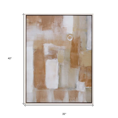 Established Grounds I White Floater Frame Print Wall Art