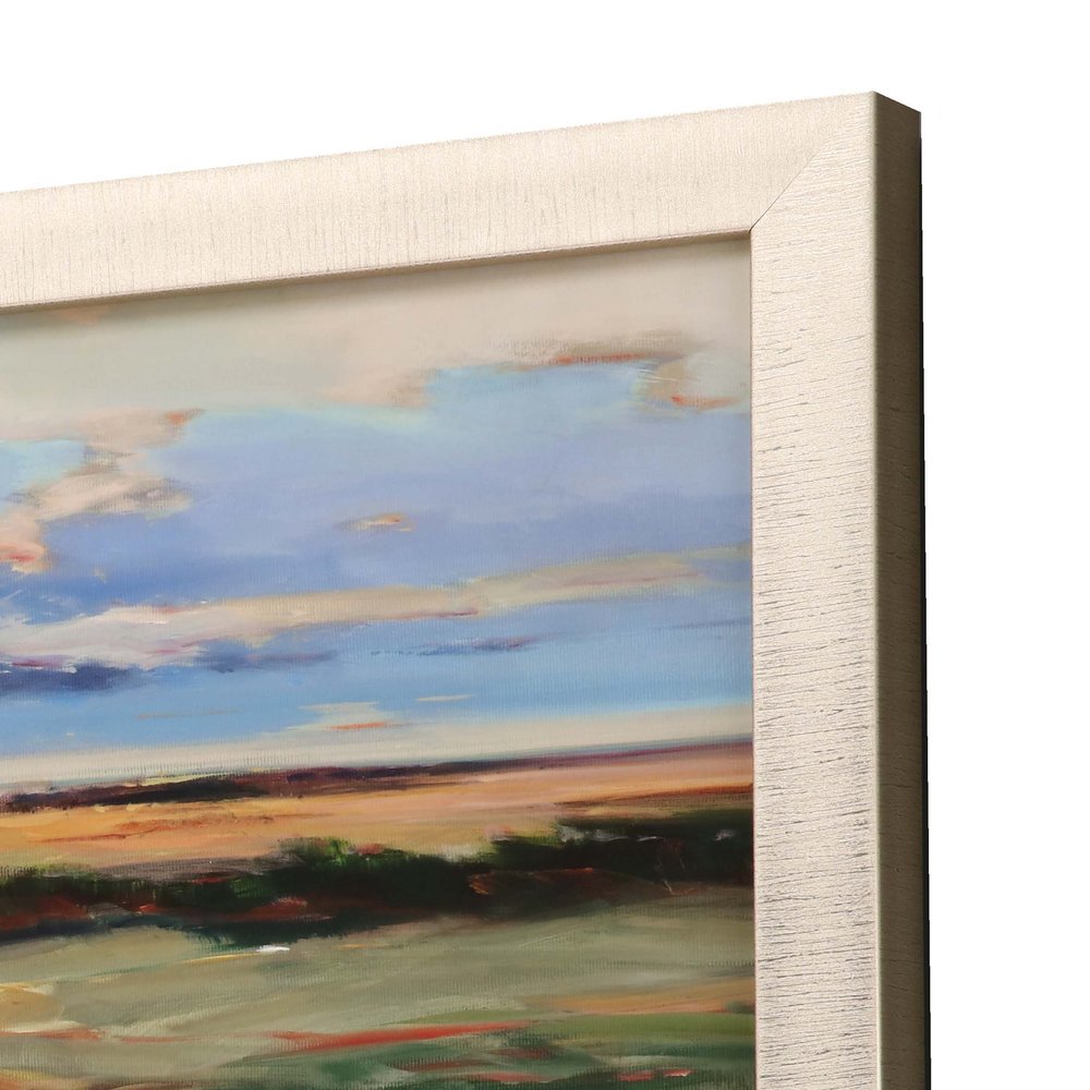Marsh Light Gold Framed Print Wall Art — view 3