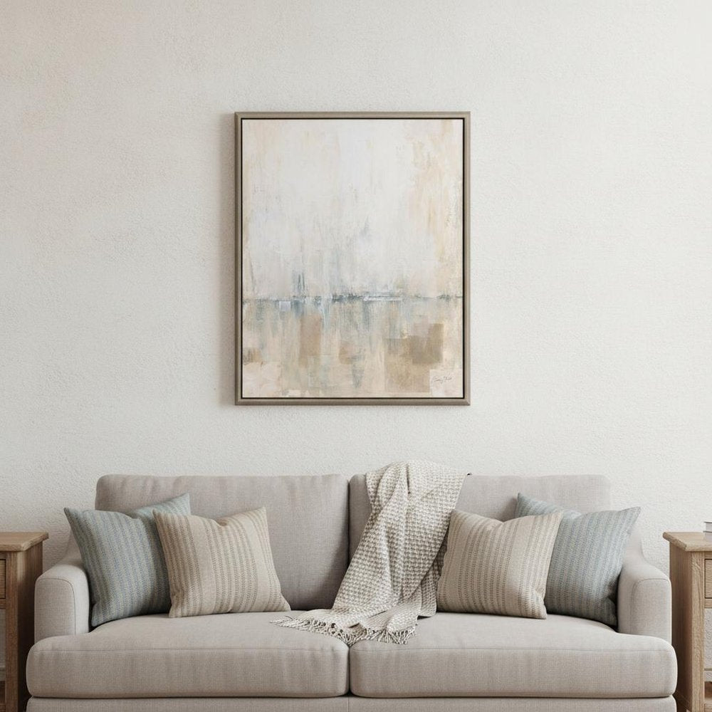 Morning Light I Silver Floater Frame Print Wall Art