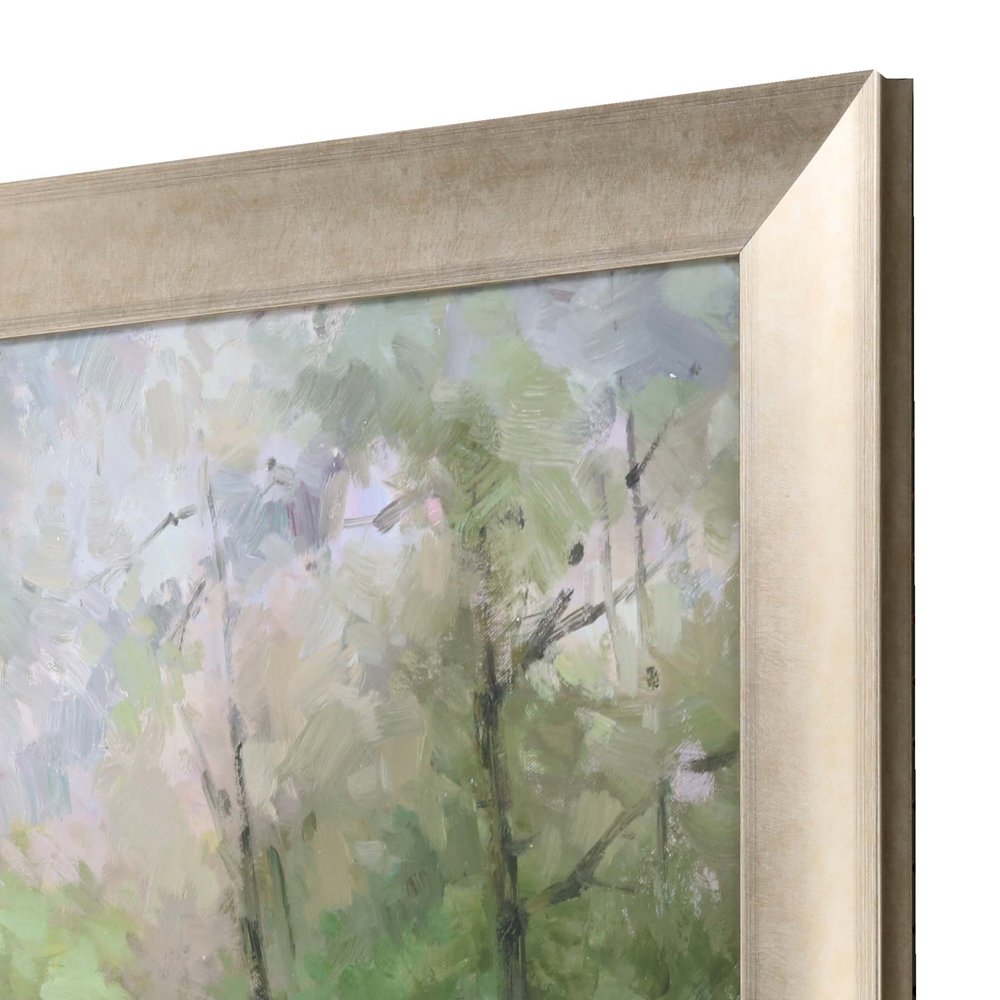 Wildflowers and Woods Gold Framed Print Wall Art — view 3
