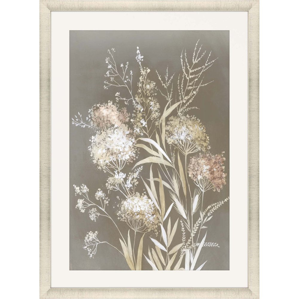 Delicate Bunch II Gold Framed Print Wall Art