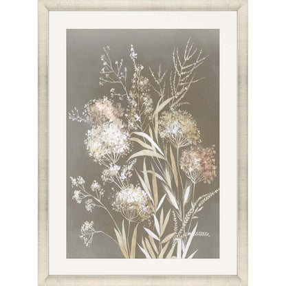 Delicate Bunch II Gold Framed Print Wall Art