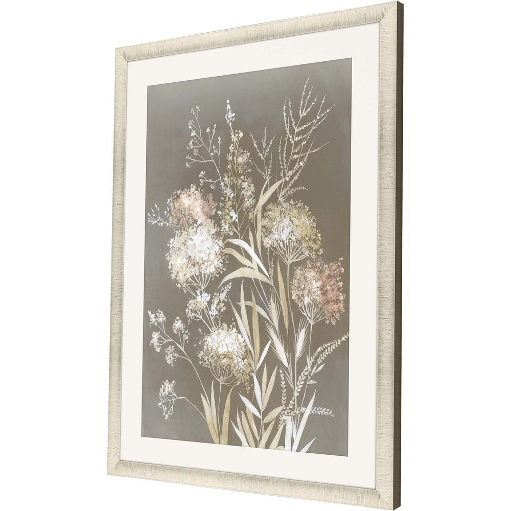 Delicate Bunch II Gold Framed Print Wall Art