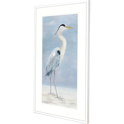 Coastal Calm I White Framed Print Wall Art