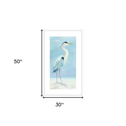 Coastal Calm I White Framed Print Wall Art