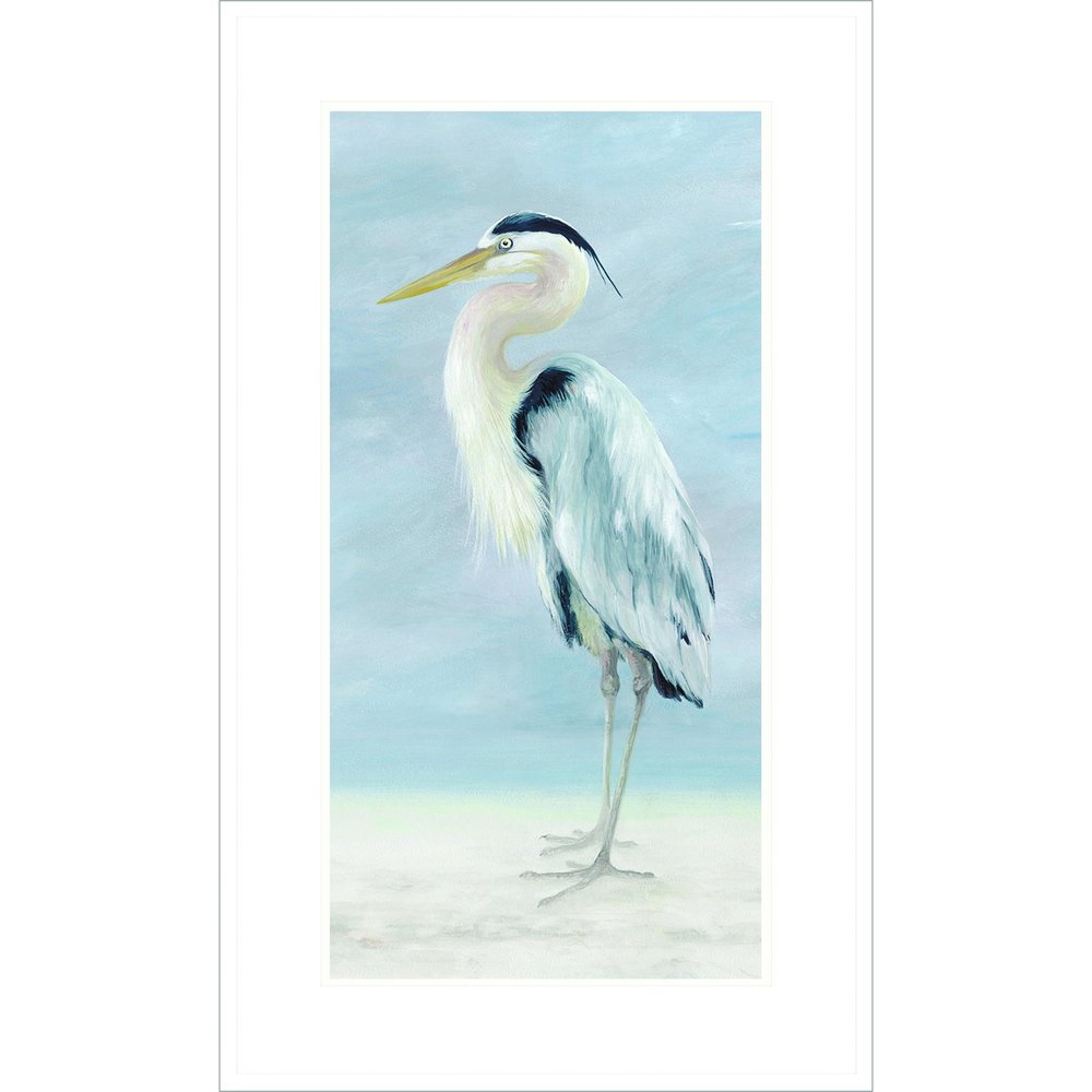 Coastal Calm II White Framed Print Wall Art