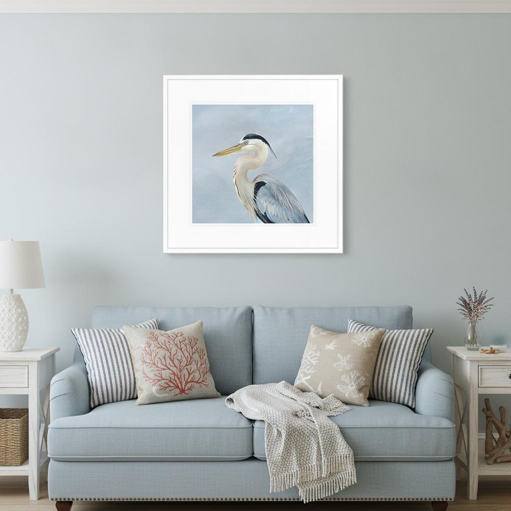 Coastal Calm II White Framed Print Wall Art — view 10