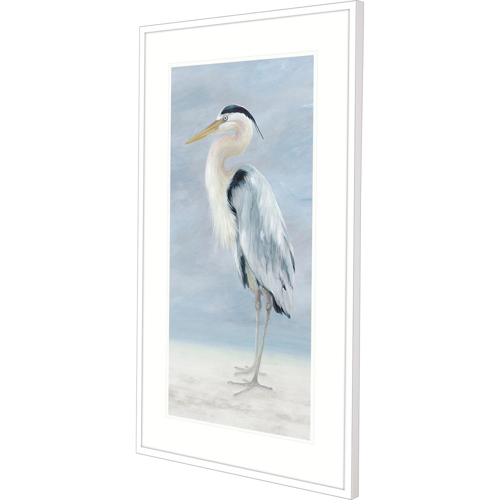 Coastal Calm II White Framed Print Wall Art