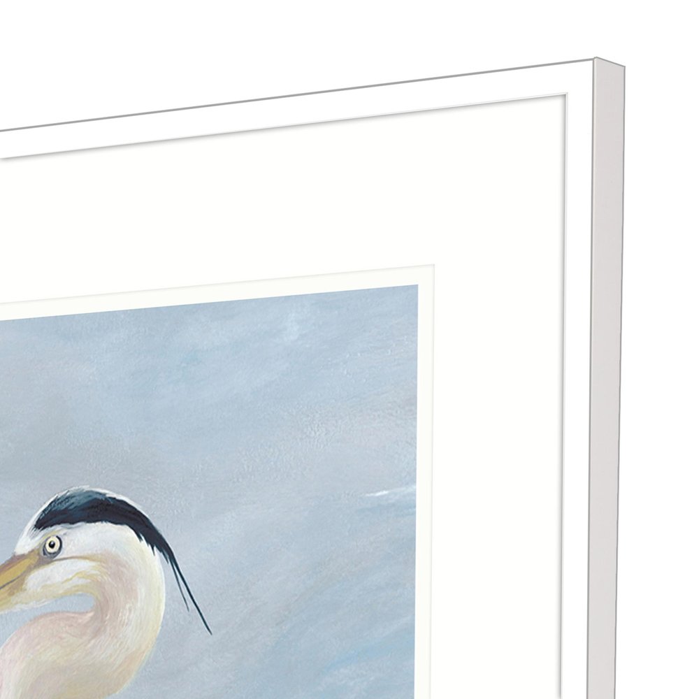 Coastal Calm II White Framed Print Wall Art