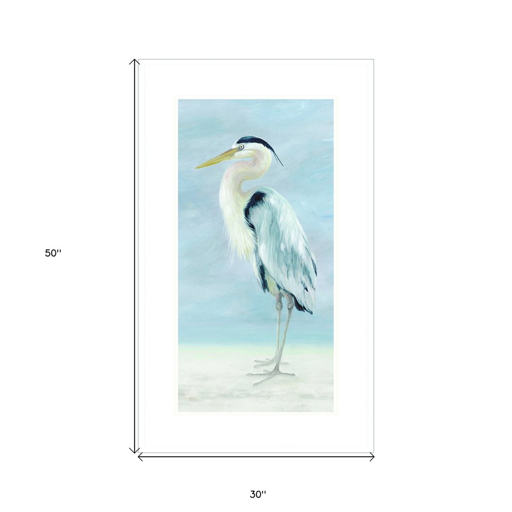 Coastal Calm II White Framed Print Wall Art