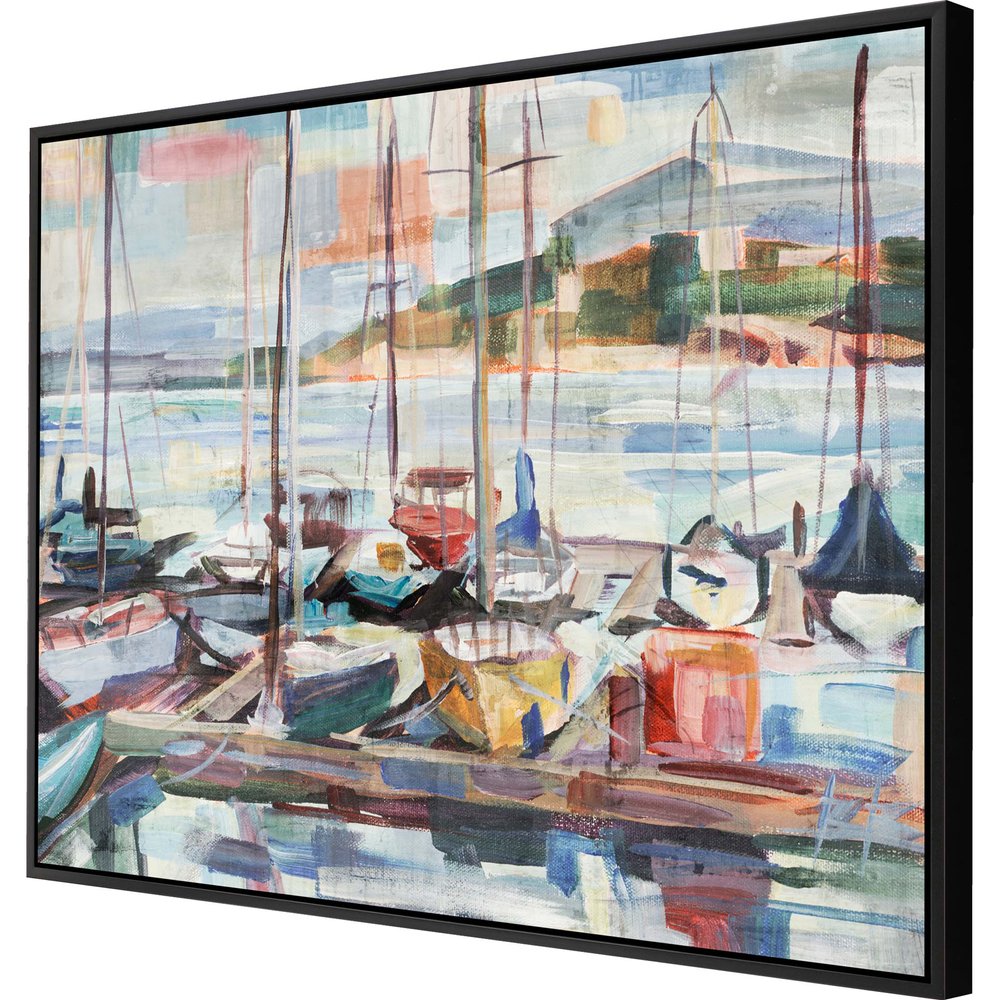 Leschi Evening Black Floater Frame Print Wall Art — view 2