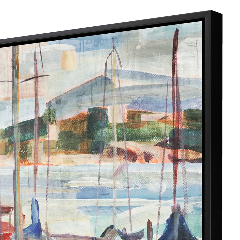 Leschi Evening Black Floater Frame Print Wall Art — view 3