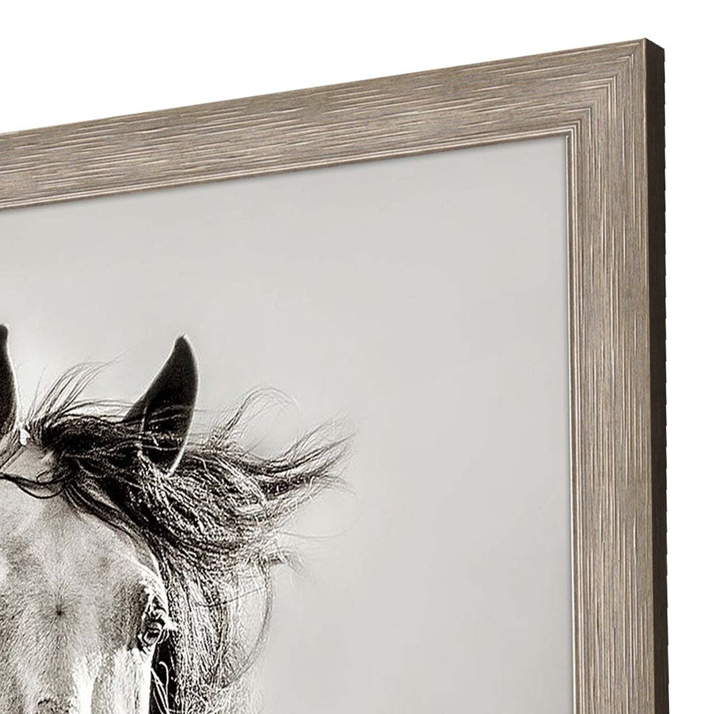 Caballo de Andaluz Silver Framed Print Wall Art