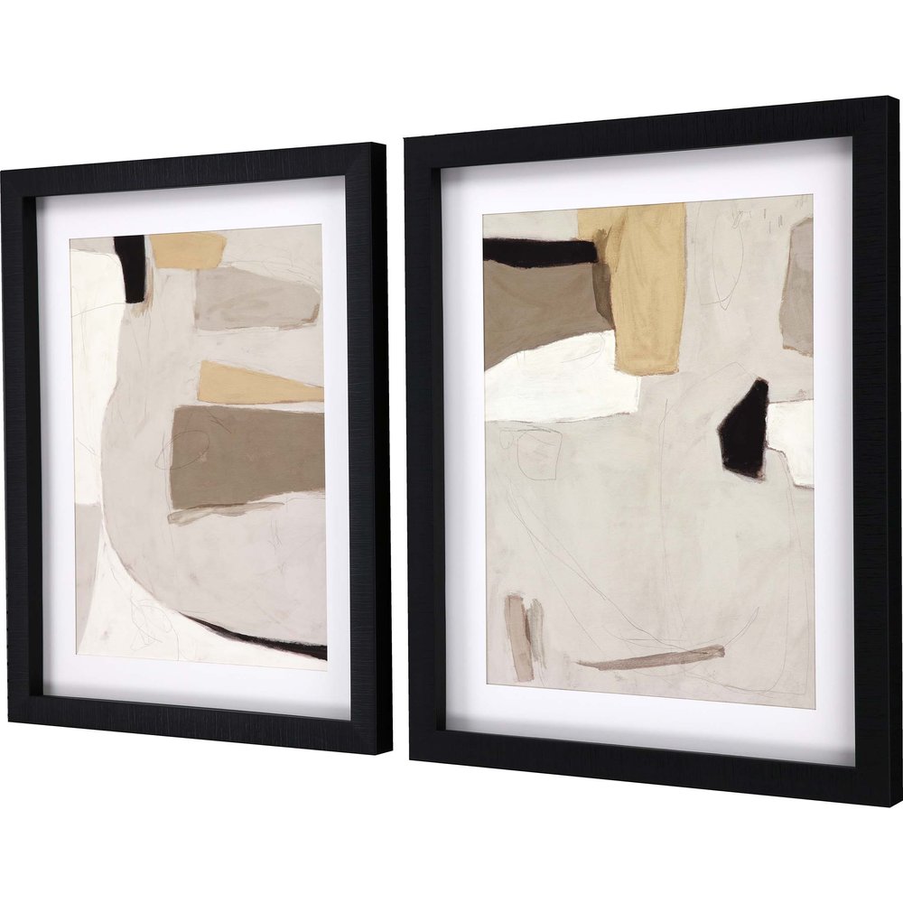 Set Of Two Yukon II Black Framed Print Wall Art — view 2