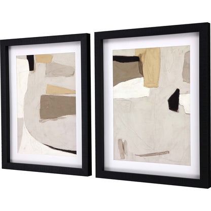 Set Of Two Yukon II Black Framed Print Wall Art