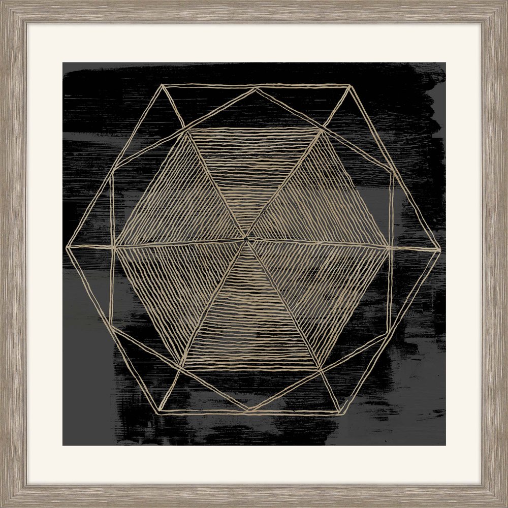 Woven Dreams II Silver Framed Print Wall Art — view 1
