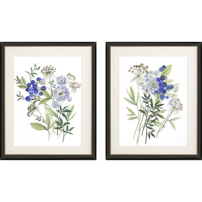 Set Of Two Botana Black Framed Print Wall Art