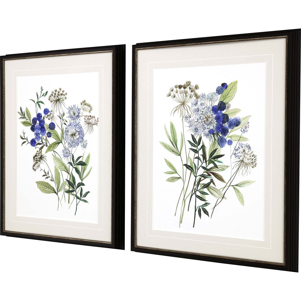 Set Of Two Botana Black Framed Print Wall Art — view 3