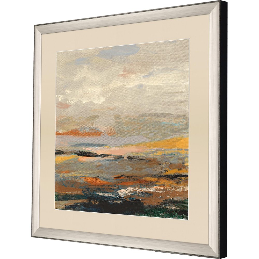 Warm Bay I Silver Framed Print Wall Art — view 2