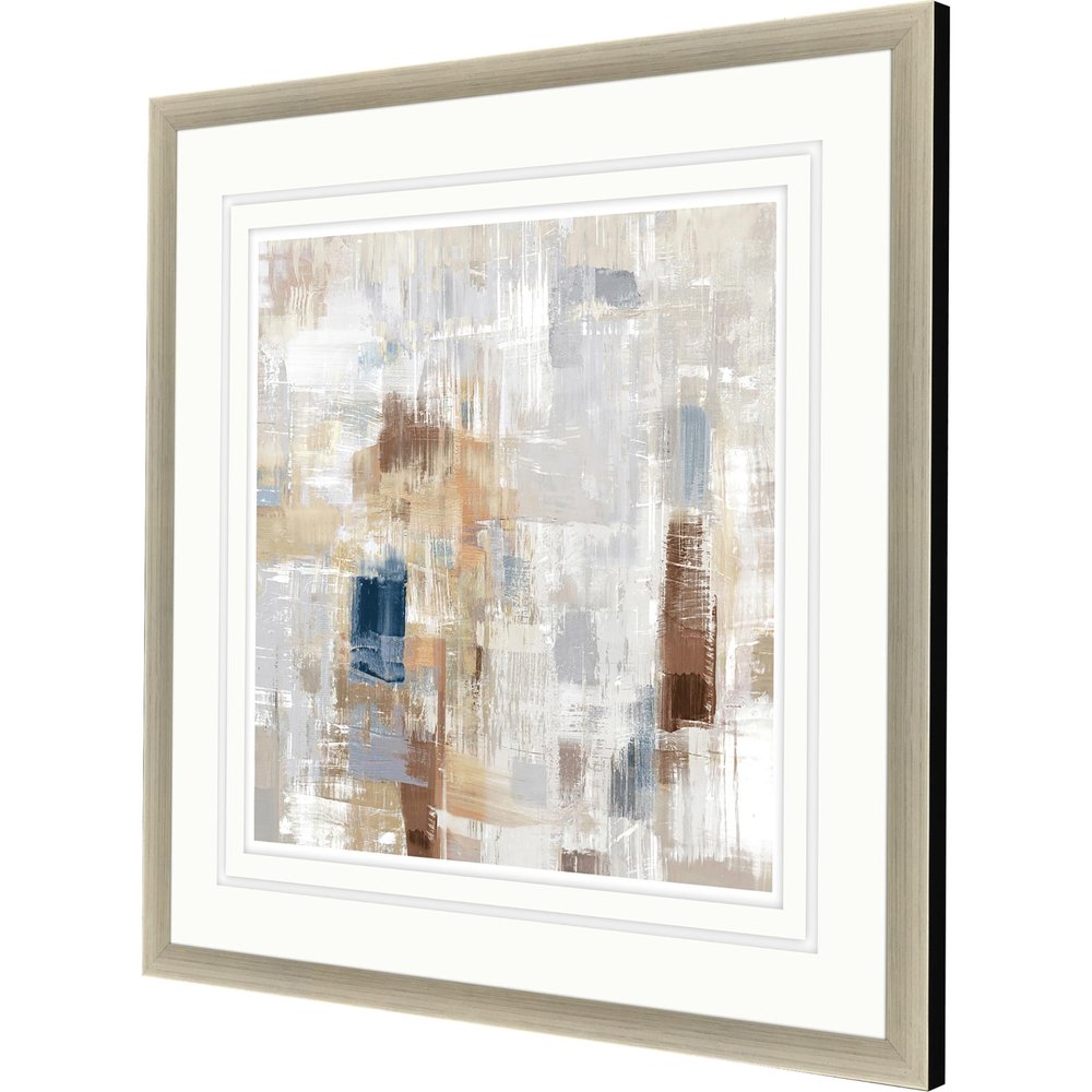 Storm Rush Silver Framed Print Wall Art — view 2