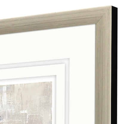 Storm Rush Silver Framed Print Wall Art
