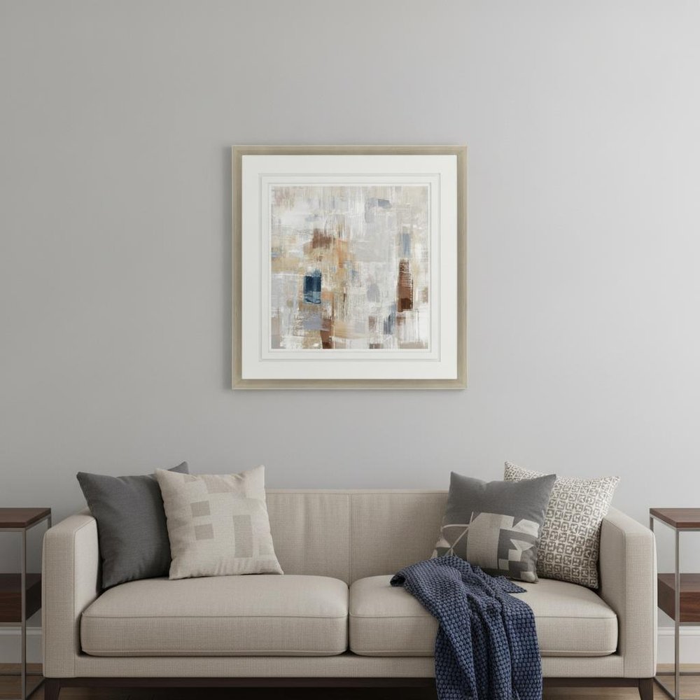 Storm Rush Silver Framed Print Wall Art — view 5