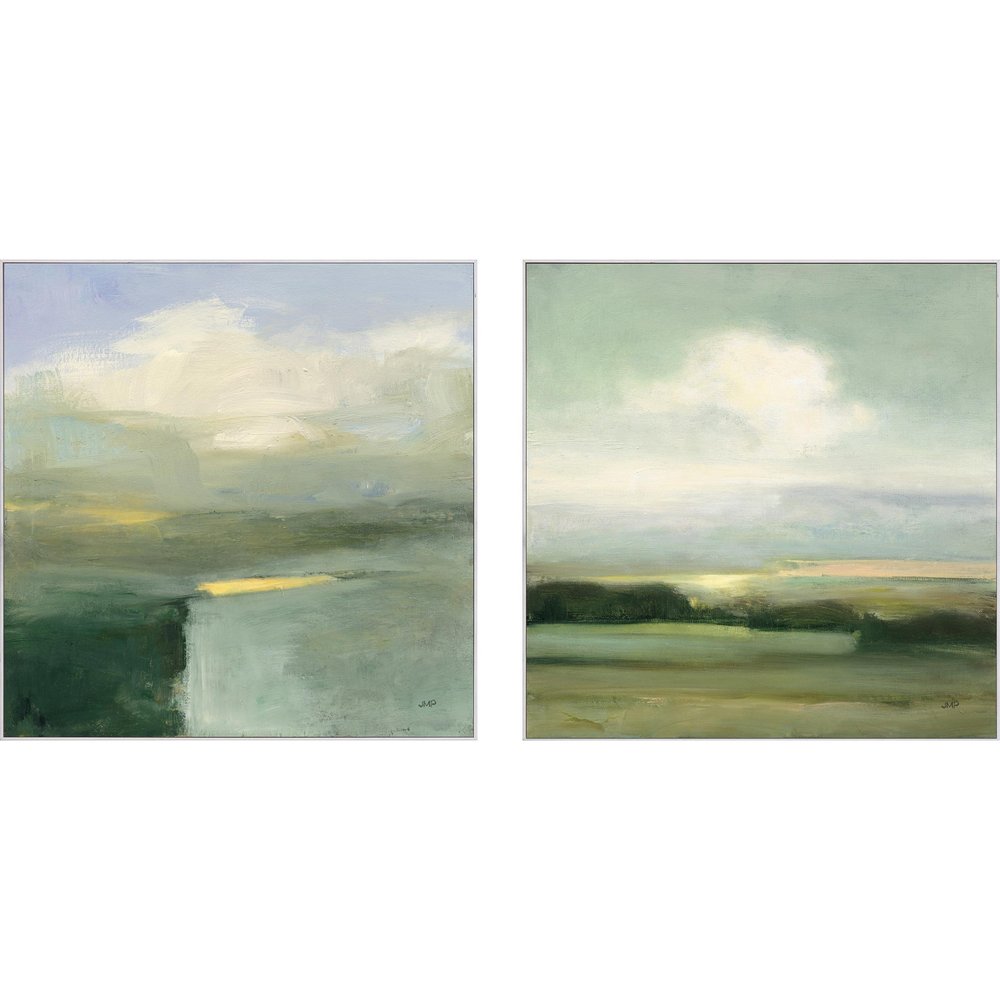Set Of Two View White Framed Print Wall Art — view 1