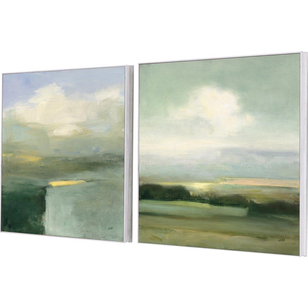 Set Of Two View White Framed Print Wall Art — view 6
