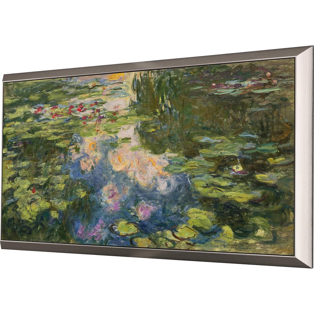 La Bassin aux Nympheas Silver Framed Print Wall Art