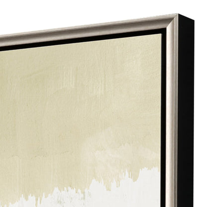 Blush Horizon II Silver Floater Frame Print Wall Art