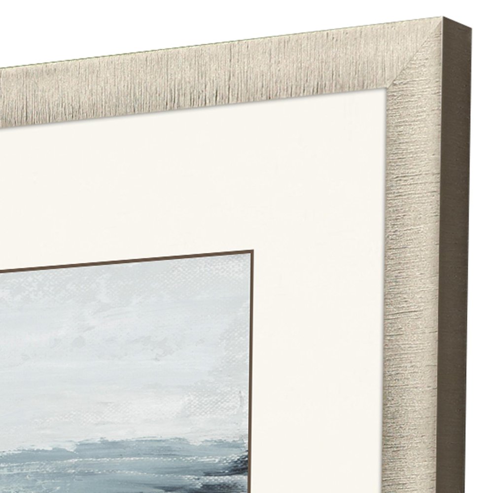 Echoes of the Sea Gold Framed Print Wall Art — view 3