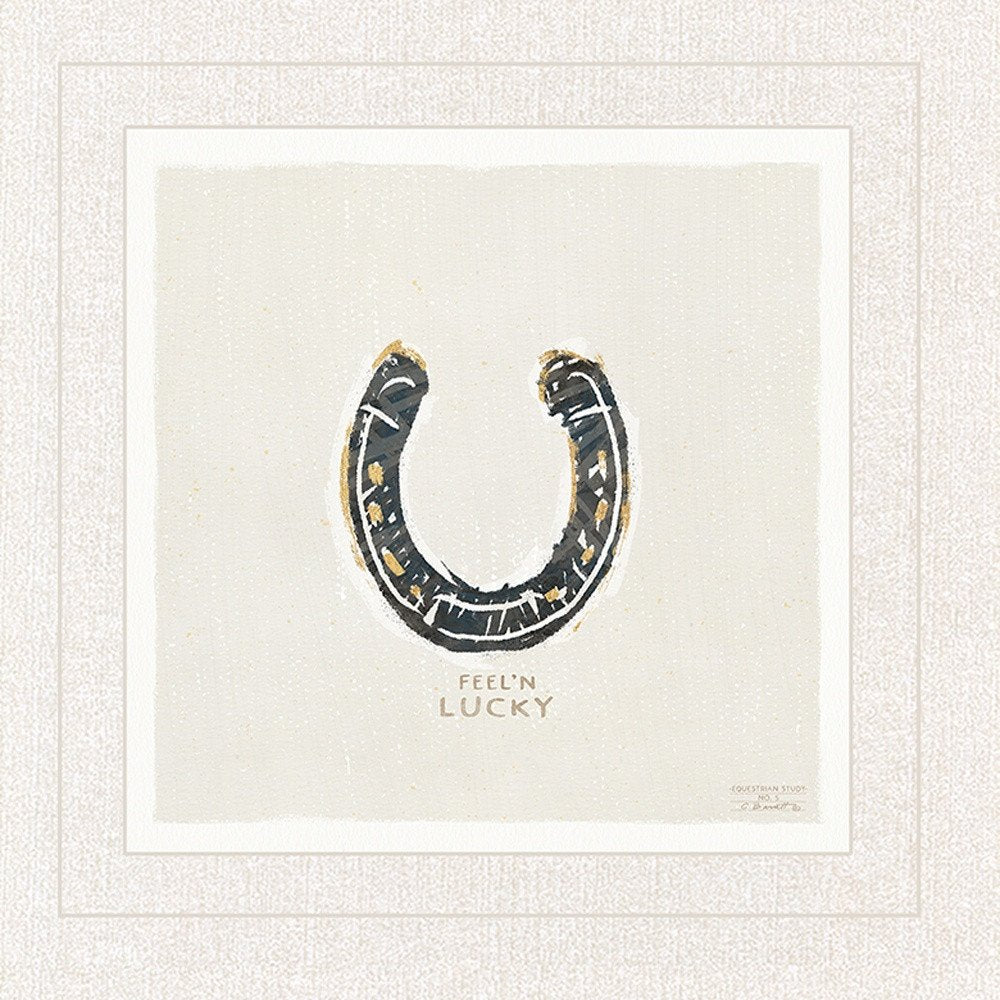 Set Of Four Equestrian Gold Framed Print Wall Art — view 10
