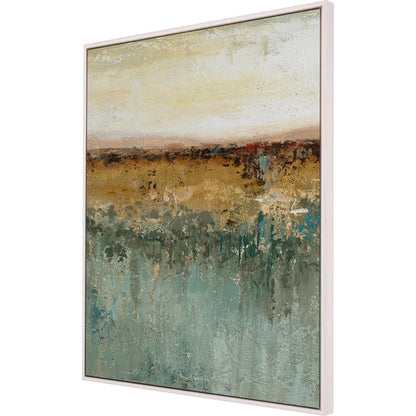 Antique Contemporary White Floater Frame Print Wall Art