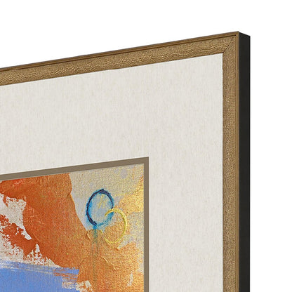 Set Of Four Discovery II Gold Framed Print Wall Art